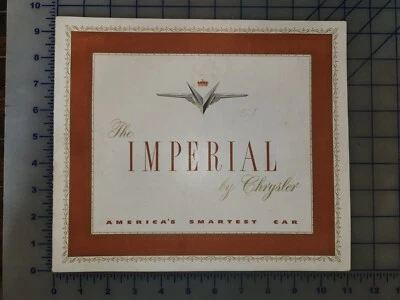 Chrysler Imperial 1951 folleto Deluxe Foto 1 de 4