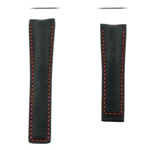 Tag Heuer Carrera Calibre 16 strap 22mm black carbon effect FC6256 - Picture 1 of 4