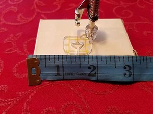 Free Motion Quilting Darning Clear Foot Low Shank Brother, Singer, Janome # LH - Picture 1 of 3