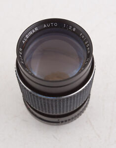 Super Albinar 135mm f/2.8 Camera Lens (B3L) Pentax K Mount Manual 52mm