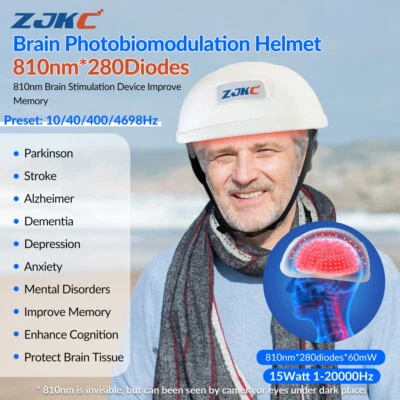 810nm Photobiomodulation Brain Helmet Light Therapy for Depression Parkinson - Bild 1 von 4