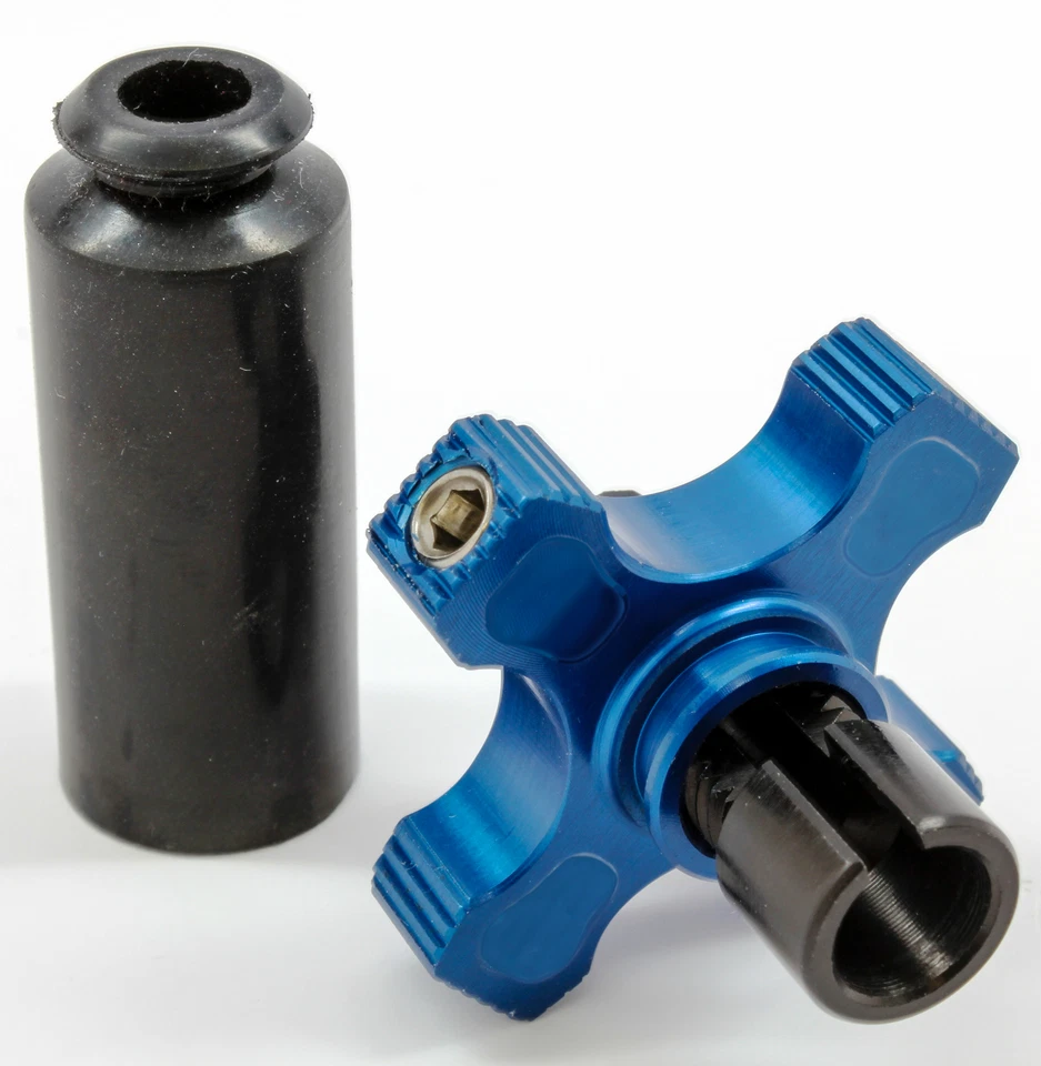 Works Connection Elite Perch Thumbwheel Assembly Blue 16-841 - Image 1 of 1