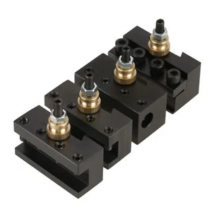 4pcs Quick Change Tool, Mini Lathe Post Holder Kit Boring Blade Turning Facin... - Picture 1 of 9