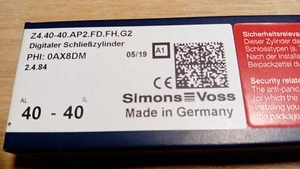 Simons Voss Schließzylinder 40-40.AP2.FD.FH.G2 - Bild 1 von 1