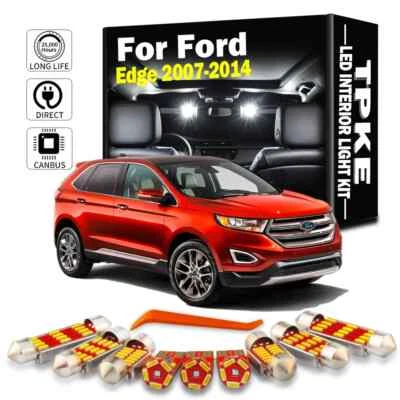 Kit de luces domo mapa lectura interior LED Canbus para bombillas de coche Ford Edge 2007-2014 Foto 1 de 4
