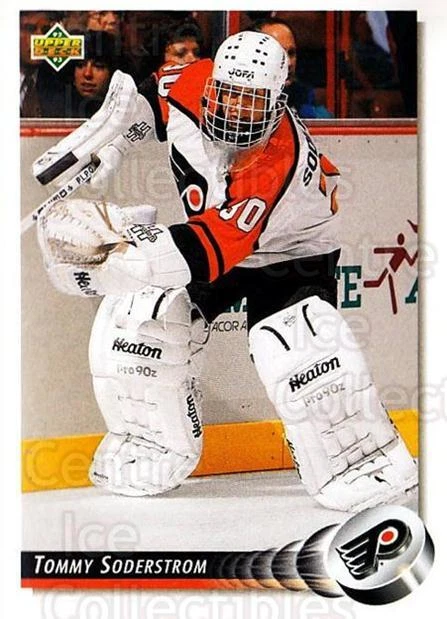 1992-93 Upper Deck #475 Tommy Soderstrom - Image 1 of 1