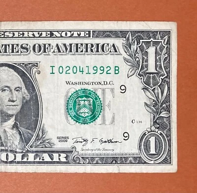 February 4, 1992 ; 2 April 1992 (Т 02041992 B) Birthday Note $1 One Dollar Bill - Image 1 of 3
