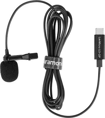 Saramonic LavMicro U3-OP Omnidirectional Lavalier Microphone with USB-C Output - Image 1 of 4