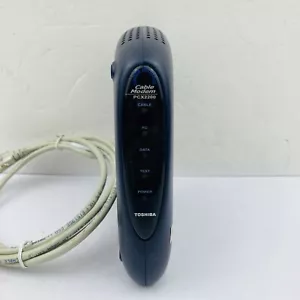 Toshiba PCX2200 Cable Modem DAZ8817F For Home or Office 43 Mbps DOCSIS 2.0 - Picture 1 of 6
