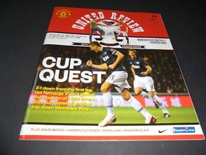 MAN UTD v SUNDERLAND CAPITAL ONE CUP SEMI FINAL PROGRAMME 2013/14 MANCHESTER - Picture 1 of 1