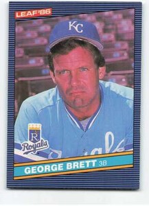 1986 Donruss/Leaf #42 George Brett NM-MT Royals  