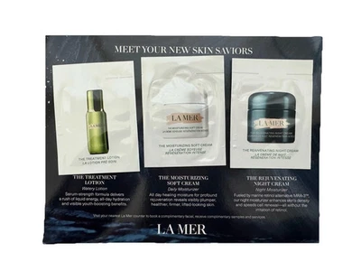 3 piezas La Mer The Treatment Lotion, The Moisturizing Soft Cream, muestra de crema de noche Foto 1 de 2