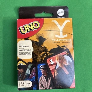 UNO Mattel Yellowstone Edizione Speciale Gioco di Carte Nuovo Regola Speciale RARO - Foto 1 di 4