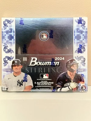 2024 Bowman Sterling Sealed Hobby Box-5 Mini Boxes w/ 5 Chrome Autos—Skenes RC? - Image 1 of 2