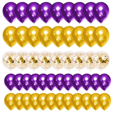 Kit de guirnalda de arco de globos de oro púrpura -122 piezas púrpura perla, globos de oro con... Foto 1 de 4