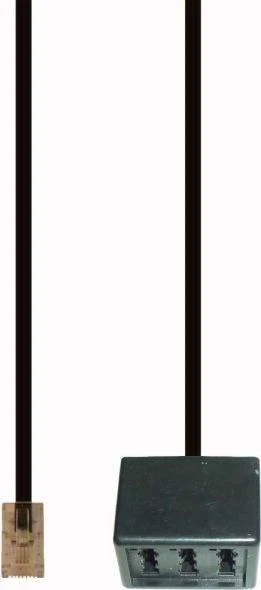 ISDN Adapter T109/02 Western-Stecker 8/4 + TAE Kupplung NFN Fernmeldestecker - Bild 1 von 1