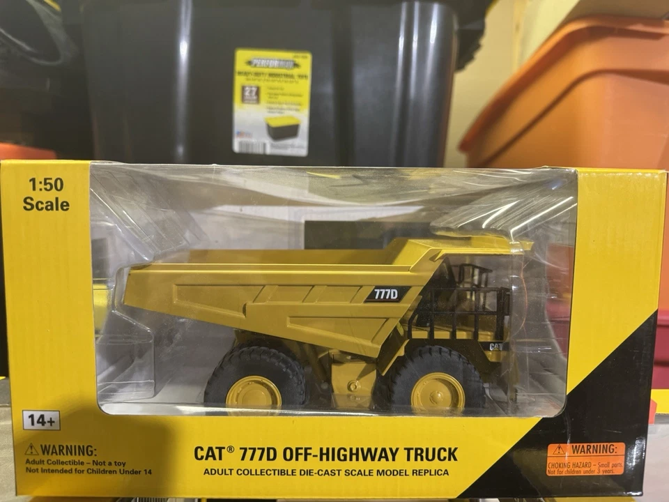 Camión todoterreno Norscott Caterpillar 777d 1:50 diecast modelo coleccionable adulto Foto 1 de 1