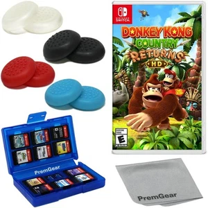 Donkey Kong Country Returns HD for Nintendo Switch (US Version), with Thumb G... - Picture 1 of 7