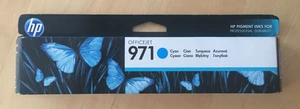 Oryginalny atrament HP 971 - CYJAN - DO OFFICEJET PRO X451 476 551 DW (Z VAT) W PUDEŁKU - Zdjęcie 1 z 1