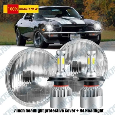 Faro LED para Chevrolet Camaro 1967-1981 luces proyector redondas de 7 pulgadas Foto 1 de 4