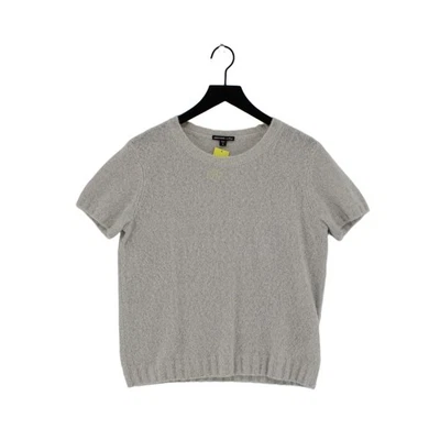 James Perse Women's Jumper M Grey 100% Cashmere Round Neck Pullover - Image 1 of 4