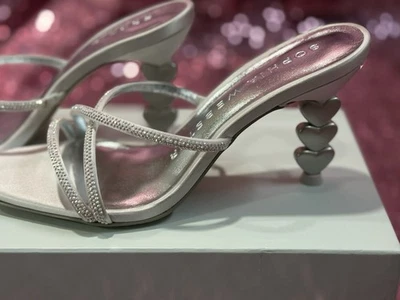 Salto Sophia Webster Feminino Rosalind Cristal Macio Marfim 39 1/2 Esposa For Lifey - Imagem 1 de 4