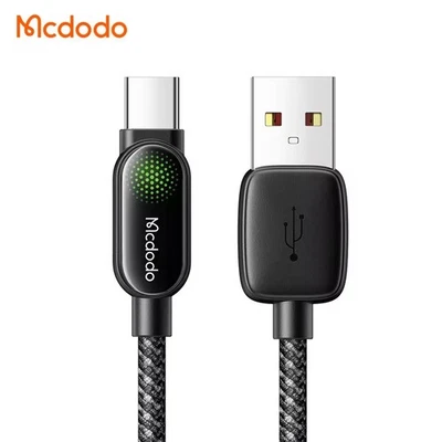 Mcdodo 6A Super Charge Cable Ambient Light Multi-Protocol Neon Green Breathing - Image 1 of 4