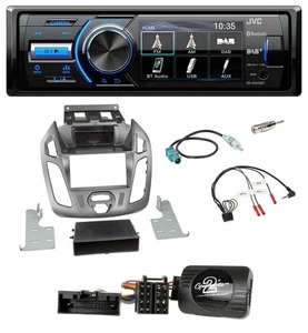 JVC Bluetooth Lenkrad USB DAB Autoradio für Ford Connect Transit 12-18 ohne Disp - Bild 1 von 12