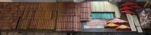 Lincoln Logs HUGE Lot 500+ original Pieces Vintage Roofs, and a good stain mix - Picture 1 of 6
