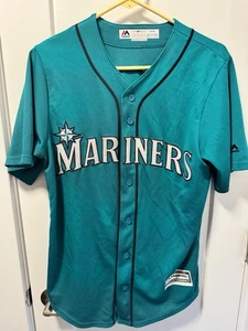 RARE Seattle Mariners ICHIRO SUZUKI Majestic Cool Base Jersey - Men’s Small - Picture 1 of 5
