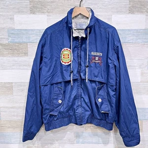 Chaqueta cortavientos vintage de los Washington University Bears azul hecha en EE. UU. para hombre XL - Imagen 1 de 10