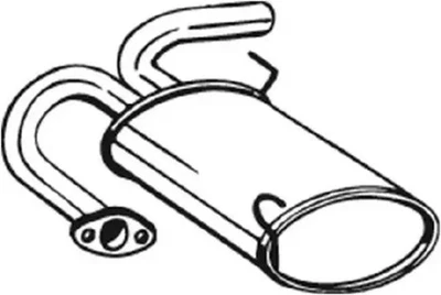 Silenciador trasero 145-075 BOSAL para NISSAN X-TRAIL I - Imagen 1 de 4