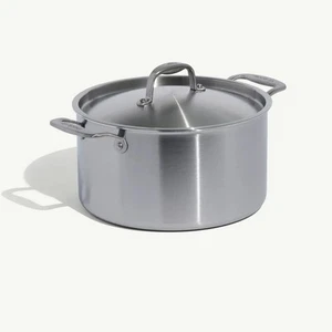 Made In Cookware, 8 Quart Stainless Steel Stock Pot w/ Lid, 5 Ply Stainless Clad - Picture 1 of 11