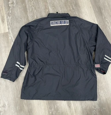 Structure Geo S97 Jacket Men L Navy Red VTG 90s Polar Research Explorer - Image 1 of 4