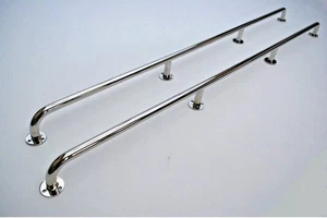 3 x Grab Handrails 316 Stainless Steel 90cm 1.8cm Tube Boat & 2x Bung Screws - Picture 1 of 4