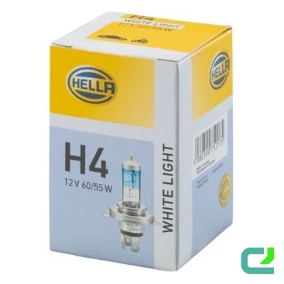 Glühlampe 12 V 60/55 W H4 P43t-38 glasklar HELLA WHITE LIGHT für u.a. FIAT - Image 1 of 4