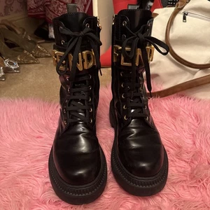 Fendi Stiefel Damen 38 Leder Biker Boots (inkl. Staubbeutel) ohne Karton - Bild 1 von 14
