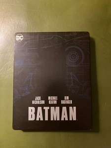 Batman Steelbook 4K UHD + Blu-ray, 1989 sehr guter Zustand + Michael Keaton ohne Beilage - Bild 1 von 3