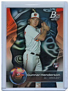 2023 Bowman Platinum Gunnar Henderson Rc SSP Image Variation Baltimore Orioles !