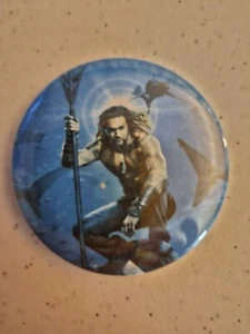 Aquaman Film Jason Momoa runder Kühlschrankmagnet - Bild 1 von 1