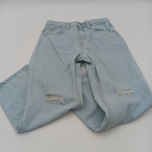 Old Navy Pants Girls Size 10 Blue Distressed High Rise Jeans - Picture 1 of 5