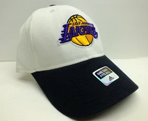 Los Angeles Lakers Sombrero NBA Adidas Para Hombre Calce Elastizado Gorra 2 Tonos NUEVO - Imagen 1 de 7