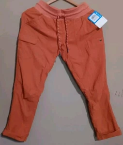 NWT Columbia Pilsner Peak Capri Cargo Pants Orange (Womens XS) SFP 50 Wicking - Picture 1 of 5