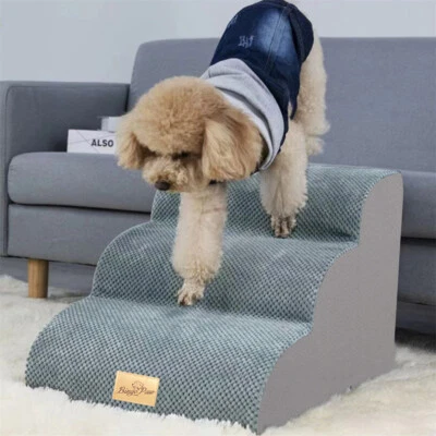 Pet Ramp Foam Dog Steps Stairs Portable Cat Washable Climb Ladder For Bed Sofa - image 1 of 4