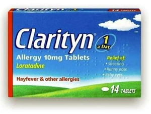 Clarityn Loratidine Allergy Hay Fever Relief 10mg - 7 Tablets**Free Delivery**