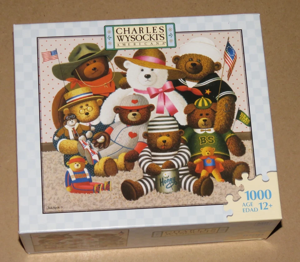 Charles Wysocki 2008 Hasbro Jigsaw Puzzle Storin' up