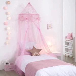 Kinderbetthimmel Mademoiselle in rosa für kleine Prinzessinnen - Bild 1 von 4