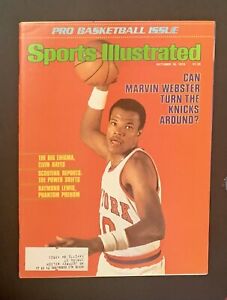 MARVIN WEBSTER 10.16.1976 Sports Illustrated Pro Basketball Issue NY KNICKS