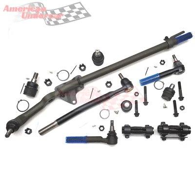 XRF Ball Joint Drag Link Tie Rod Kit Ford F250 F350 Super Duty 2008 - 2010 2WD - Image 1 of 4