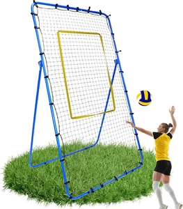 Volleyball Rebounder Net 7X4 Ft,Baseball Bounce Back Net with 5 Adjustable Rebou - Picture 1 of 7